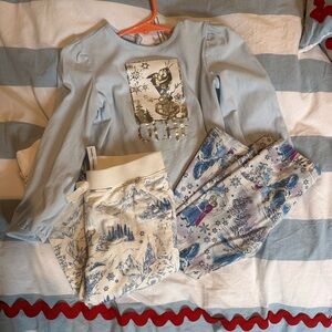 Janie & Jack Girls Size 3 Frozen Bundle